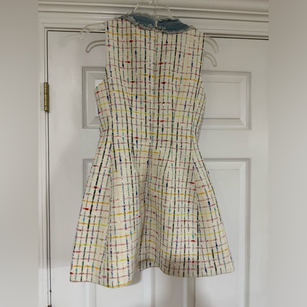 Chloe’ Kristyn White Multi-Tweed Colleen Dress NWT Size 2 Retail $468.00 - Picture 9 of 11